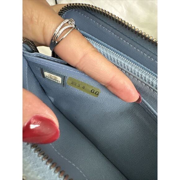 CHANEL Denim Quilted Zip Around Wallet W/Box & Dust Bag - Picture 16 of 16